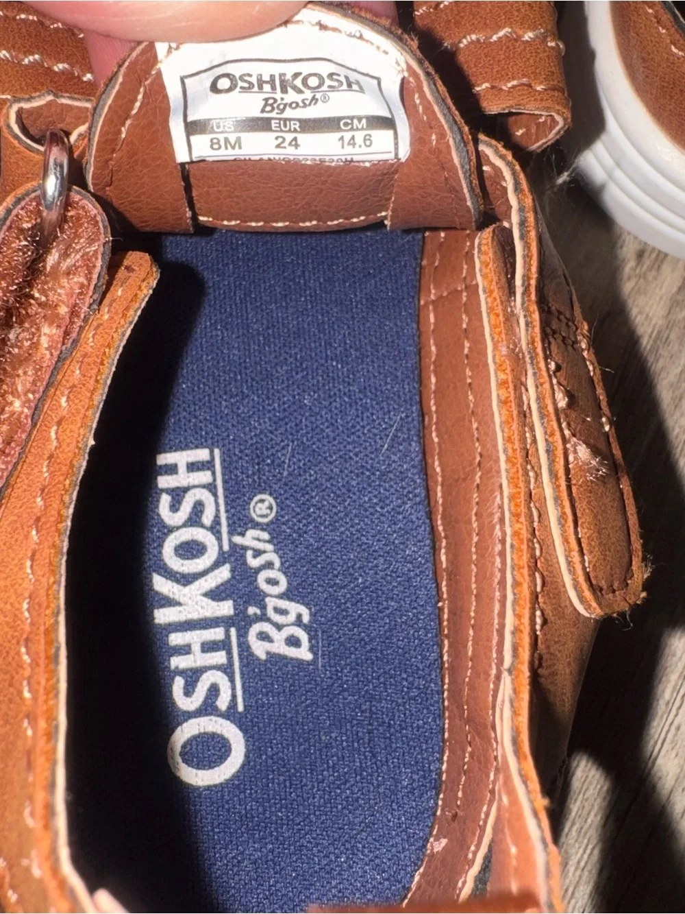 OshKosh B'gosh Tan/Brown Kids Closed-Toe Fisherman Sandals